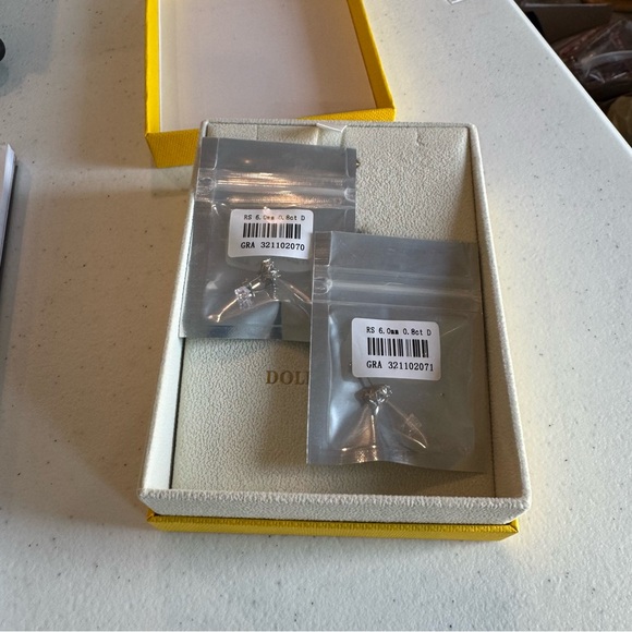 1.6 ctw Moissanite 925 Sterling Silver Stud Earrings Flower Mount Post NEW F1 - Picture 10 of 10